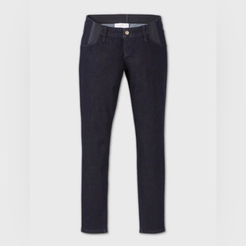 Isabel Maternity Ingrid Dark Wash Denim Jegging Jeans Size 8